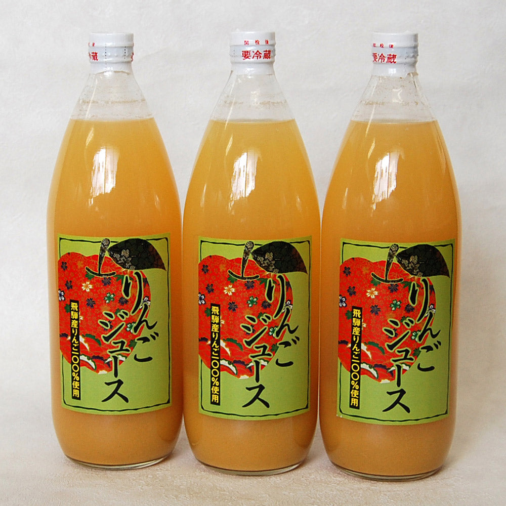 岐阜 JAひだ 飛騨産りんごジュース1L フルーツジュース【送料込み】【二重包装不可】【お届け不可地域：離島】