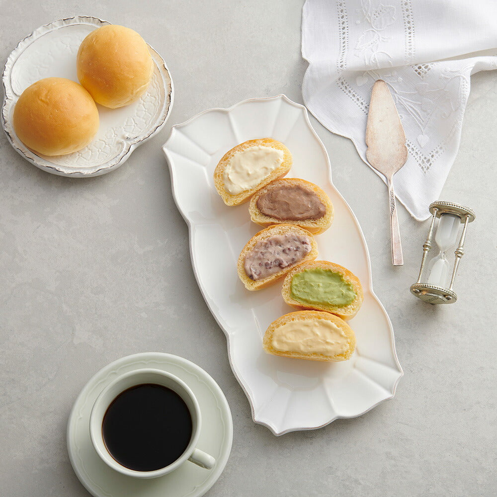 広島 八天堂 とろける瀬戸内くりーむパンレモン6種12個詰合せ スイーツ パン【送料込み】【二重包装不可】【お届け不可地域：離島】