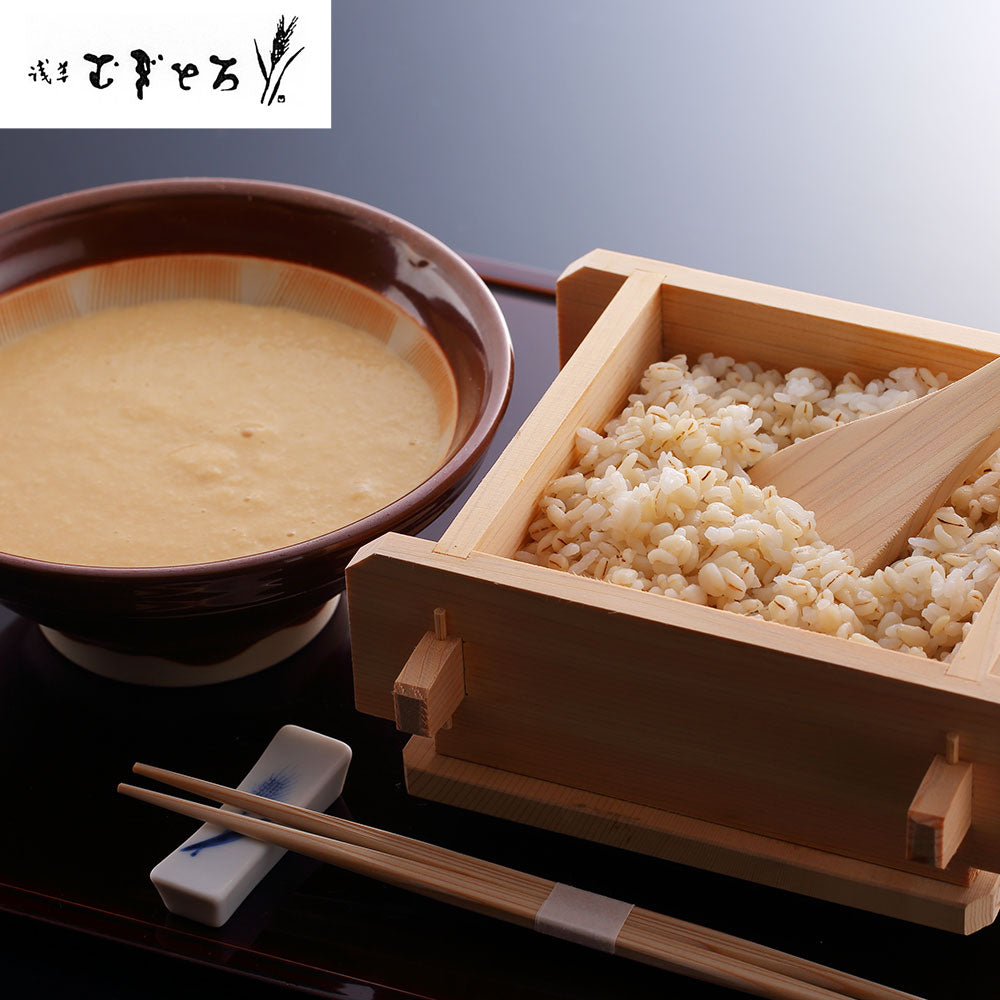 東京 昭和四年創業 浅草むぎとろ 味付とろろ・むぎごはんセット 和風惣菜 煮物【送料込み】【二重包装不可】【お届け不可地域：離島】