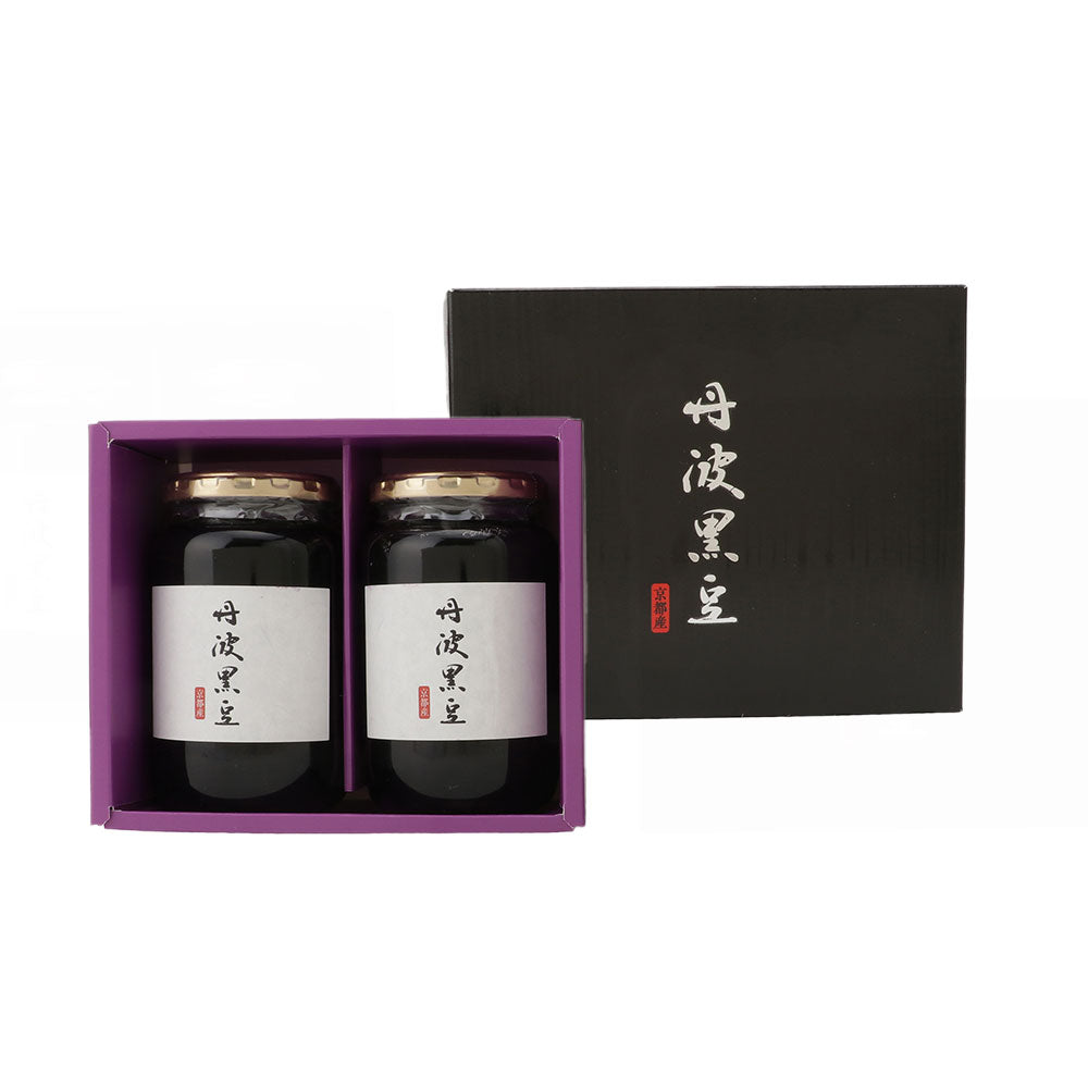 京都 丹波黒豆煮2本セット 豆類 黒豆【送料込み】【二重包装不可】【お届け不可地域：離島】