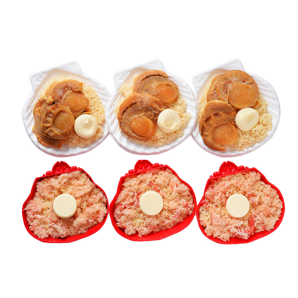 北海道 札幌バルナバフーズ バター香る 紅ずわい蟹ごはんと帆立ごはん 惣菜 ご飯もの【送料込み】【二重包装不可】【お届け不可地域：離島】