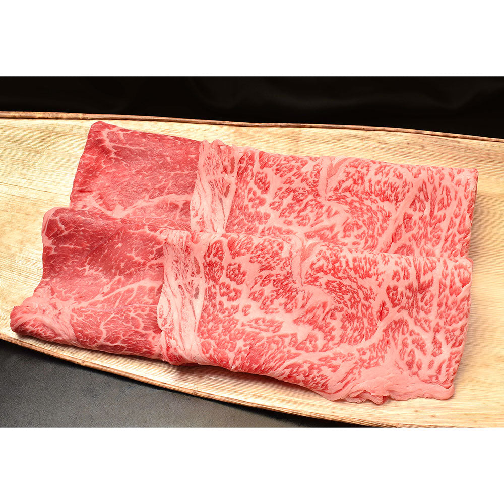滋賀 松喜屋 近江牛すきやき・しゃぶしゃぶ用 ロース・モモ400g 鍋セット すき焼き【送料込み】【二重包装不可】【お届け不可地域：離島】
