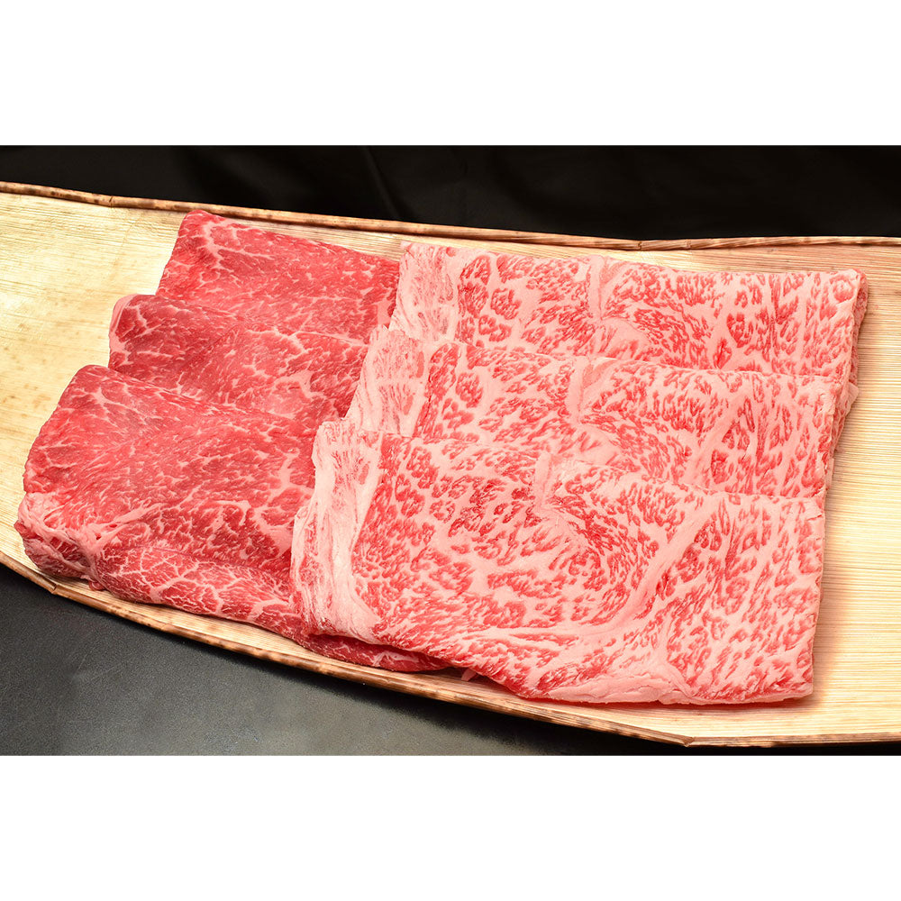 滋賀 松喜屋 近江牛すきやき・しゃぶしゃぶ用 ロース・モモ700g 鍋セット すき焼き【送料込み】【二重包装不可】【お届け不可地域：離島】