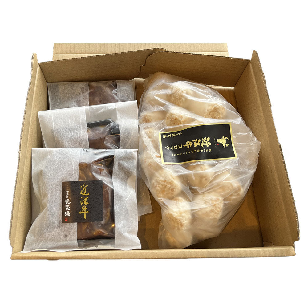 滋賀 徳志満 近江牛めしとコロッケころまるセット 洋風惣菜 詰合せ【送料込み】【二重包装不可】【お届け不可地域：離島】