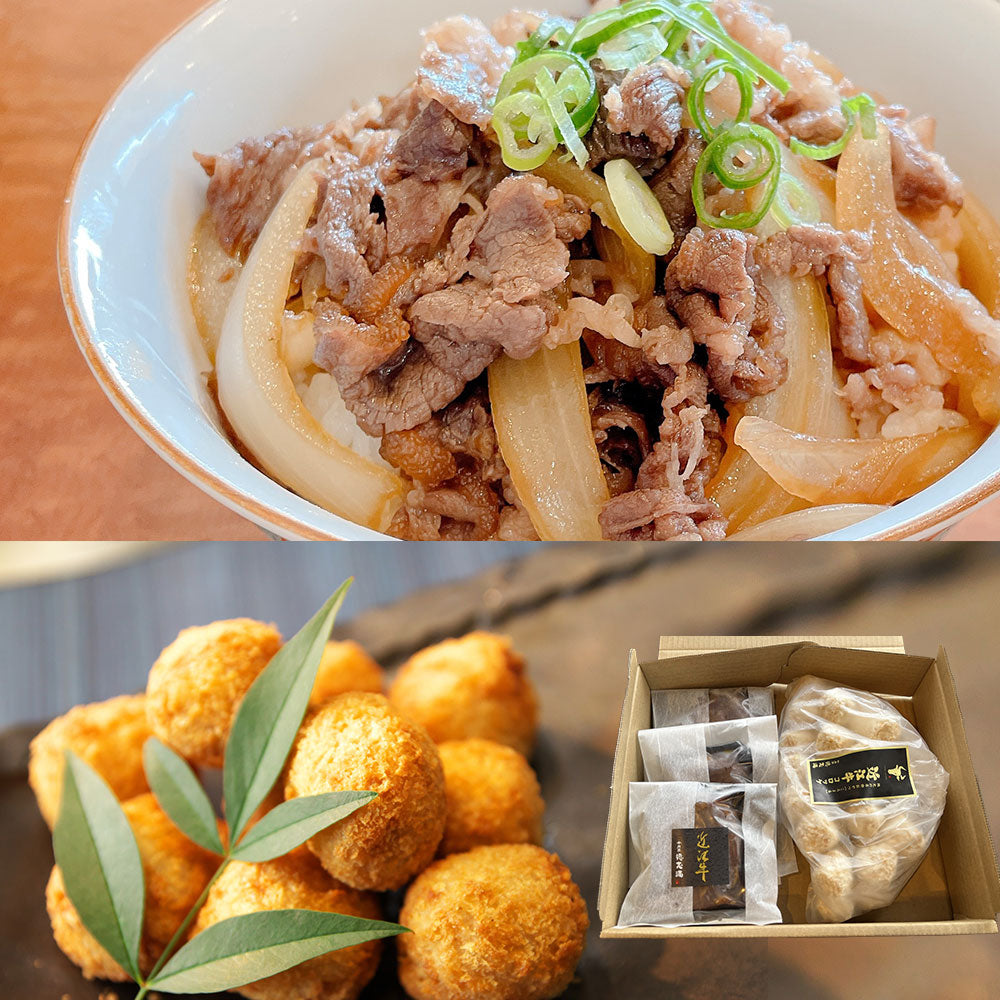 滋賀 徳志満 近江牛めしとコロッケころまるセット 洋風惣菜 詰合せ【送料込み】【二重包装不可】【お届け不可地域：離島】
