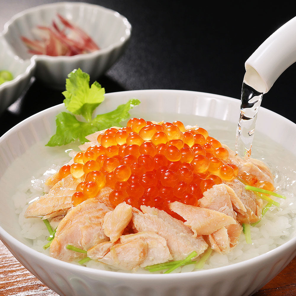 三協水産 北海道日高沖 秋鮭のだし茶漬け×4 和風惣菜 お茶漬け【送料込み】【二重包装不可】【お届け不可地域：離島】