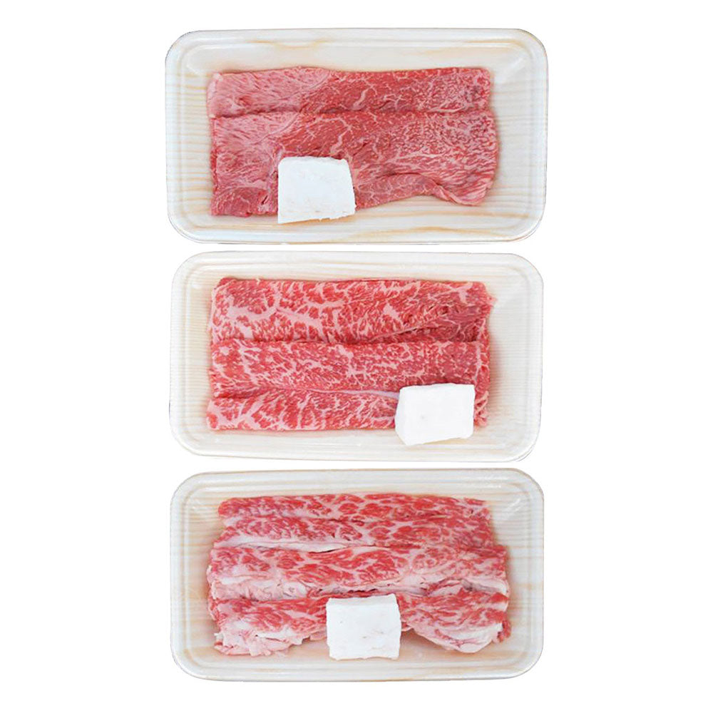 三重 松阪牛すき焼き食べ比べセット 鍋セット すき焼き【送料込み】【二重包装不可】【お届け不可地域：離島】