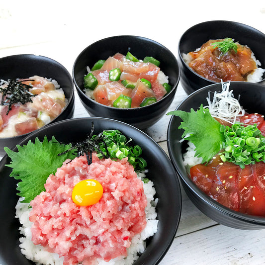 静岡 石原水産 まぐろ丼5種セット 和風惣菜 丼【送料込み】【二重包装不可】【お届け不可地域：離島】
