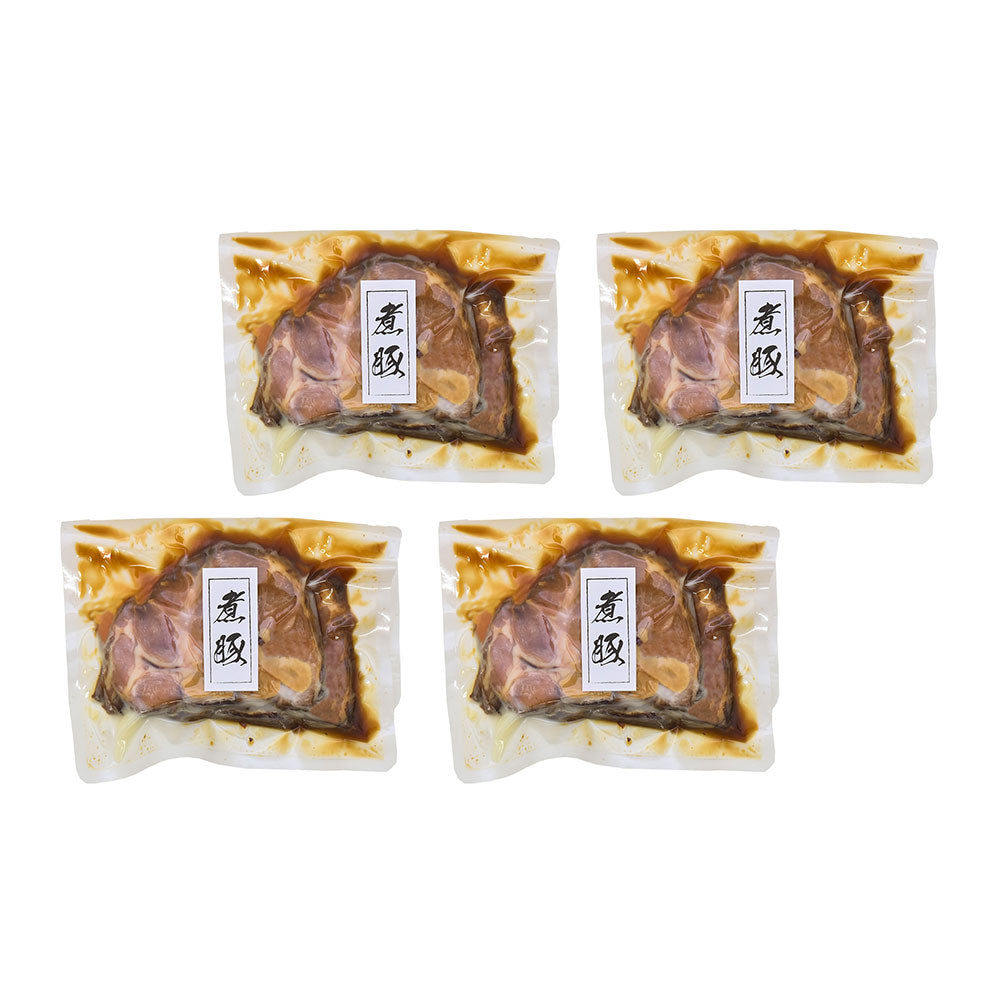 岐阜 創業明治10年 鵜舞屋 昆布巻のたれで仕込んだ煮豚 100g×4 和風惣菜【送料込み】【二重包装不可】【お届け不可地域：離島】