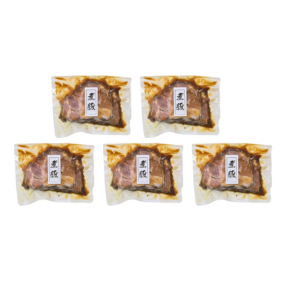 岐阜 創業明治10年 鵜舞屋 昆布巻のたれで仕込んだ煮豚 100g×5 和風惣菜【送料込み】【二重包装不可】【お届け不可地域：離島】