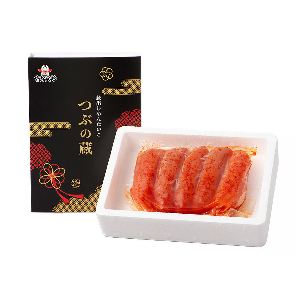 福岡 さかえや 蔵出しめんたいこ つぶの蔵 あごだし明太子350g 魚卵 明太子【送料込み】【二重包装不可】【お届け不可地域：離島】