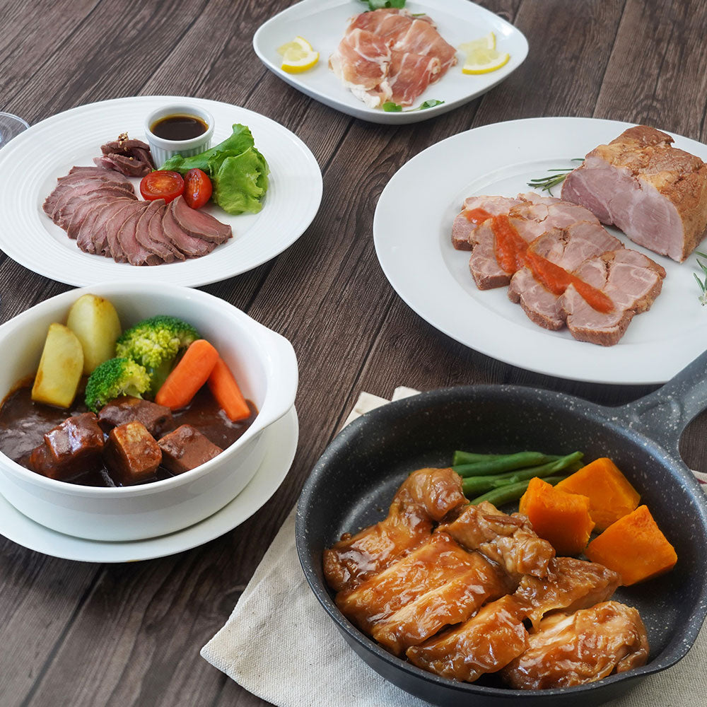 デリシャエール お肉de家バルセット 惣菜 詰合せ【送料込み】【二重包装不可】【お届け不可地域：離島】
