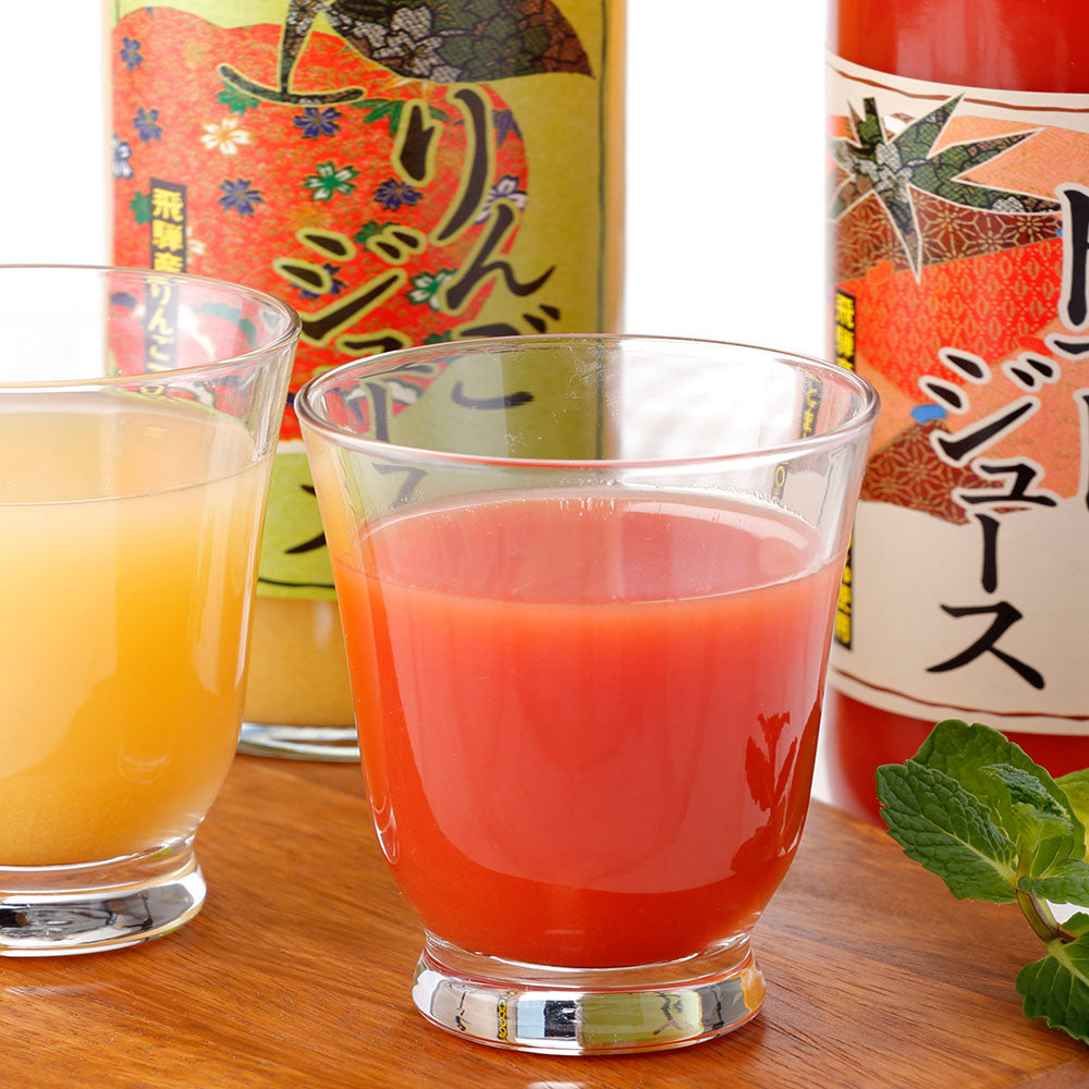 岐阜 JAひだ 飛騨産りんご・トマトジュース1L フルーツジュース【送料込み】【二重包装不可】【お届け不可地域：離島】