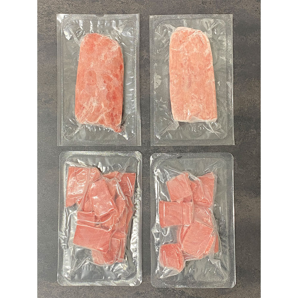 静岡焼津 天然本まぐろスライスたたきセット マグロ【送料込み】【二重包装不可】【お届け不可地域：離島】