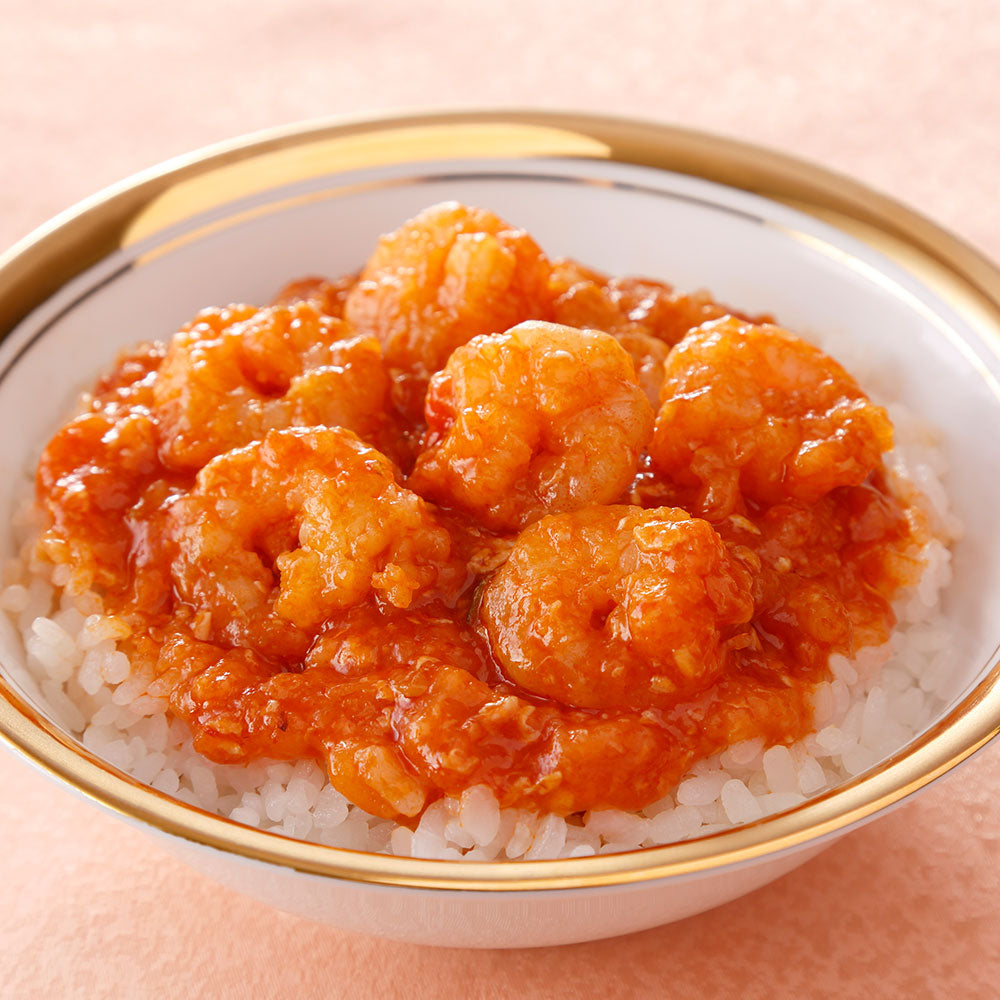 東京 赤坂四川飯店 監修 乾焼蝦仁丼の具6個セット 中華惣菜【送料込み】【二重包装不可】【お届け不可地域：離島】