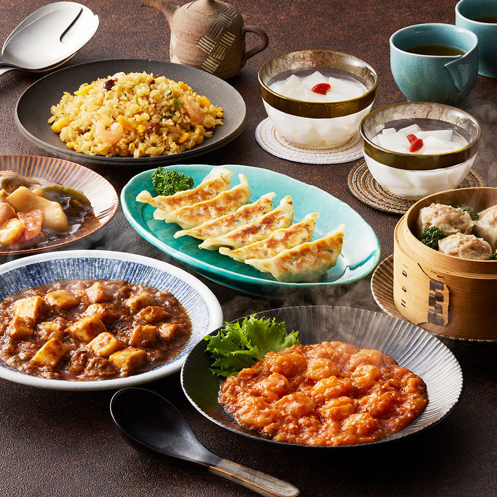東京 赤坂四川飯店 監修 本格中華7種セット（焼売・餃子×各3他） 中華惣菜【送料込み】【二重包装不可】【お届け不可地域：離島】