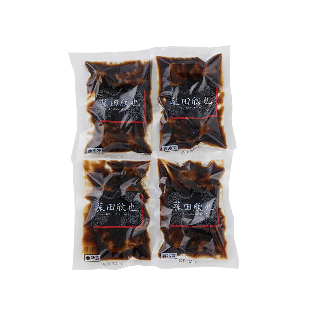 菰田欣也 監修 黒醋酢豚4食セット 中華惣菜【送料込み】【二重包装不可】【お届け不可地域：離島】