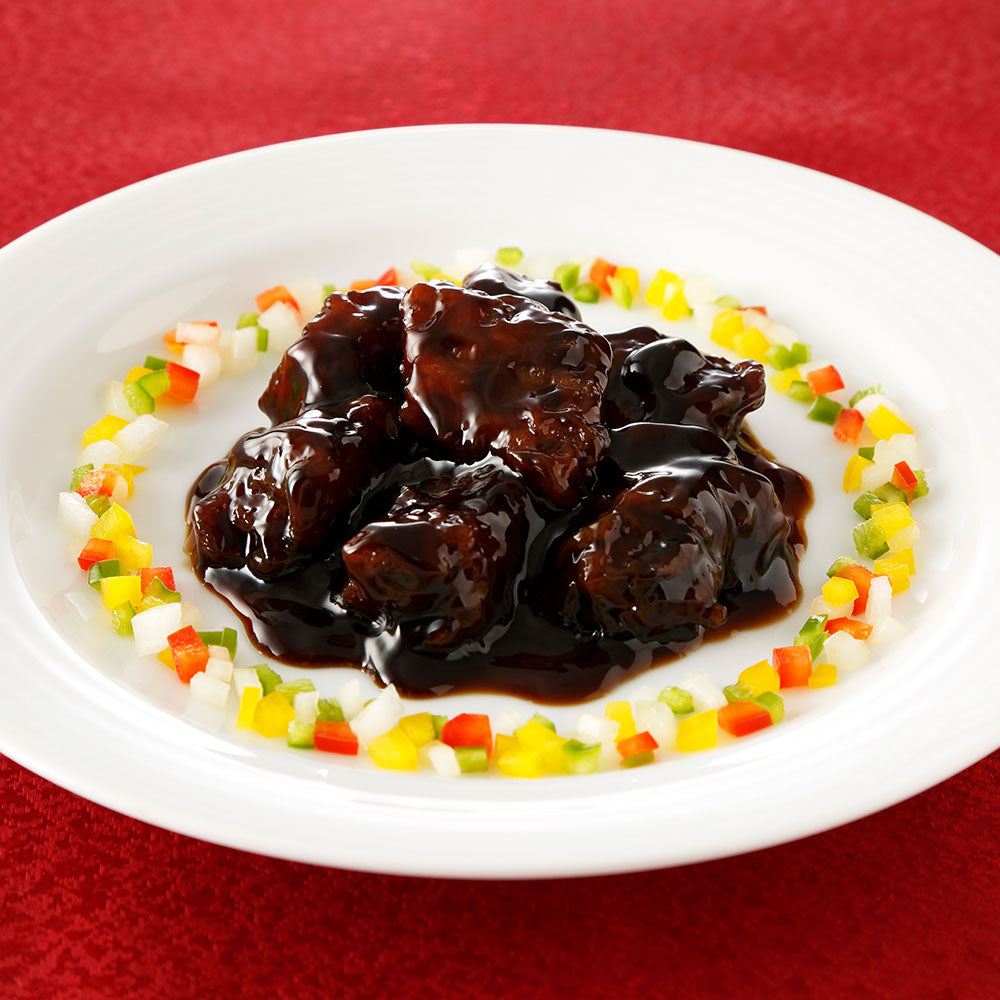 菰田欣也 監修 黒醋酢豚4食セット 中華惣菜【送料込み】【二重包装不可】【お届け不可地域：離島】