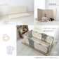 【グレー】プレイマット 折りたたみ 床暖房対応 4cm 厚手 防水 180cm×90cm 安全検査済み コンパクト ノンホルム 大判 高密度 マット お昼寝 厚手 軽量 体操 ヨガ トレーニング おしゃれ ベビー 赤ちゃん 子供 子供用 99.9%抗菌 抗菌 抗菌仕様