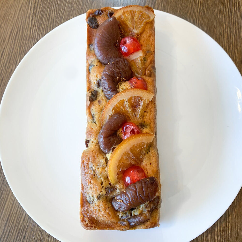 「英国風」ケークアングレーズ ラム酒の風味がアクセント！ドライフルーツがたっぷり入ったパウンドケーキ 全長約２０ｃｍ 洋菓子 ケーキ【送料込み】【お届け不可地域：北海道・沖縄・離島】
