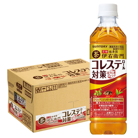 【送料無料】【機能性表示食品】サントリー 伊右衛門 プラス コレステロール対策 500ml×1ケース/24本