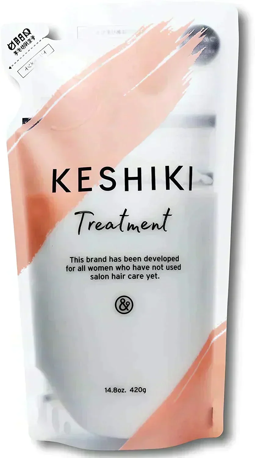 KESHIKI ケシキ シャンプー トリートメント セット 詰め替え クリックポスト発送のみ 送料無料 420ml 420g 美容室 美容院 アミノ酸 いい香り 美容液 天然 サロン専売 ヘアトリートメント 美容室 サロン専売品 美容院 ヘアケア ヒートケア ＆NINE アンドナイン