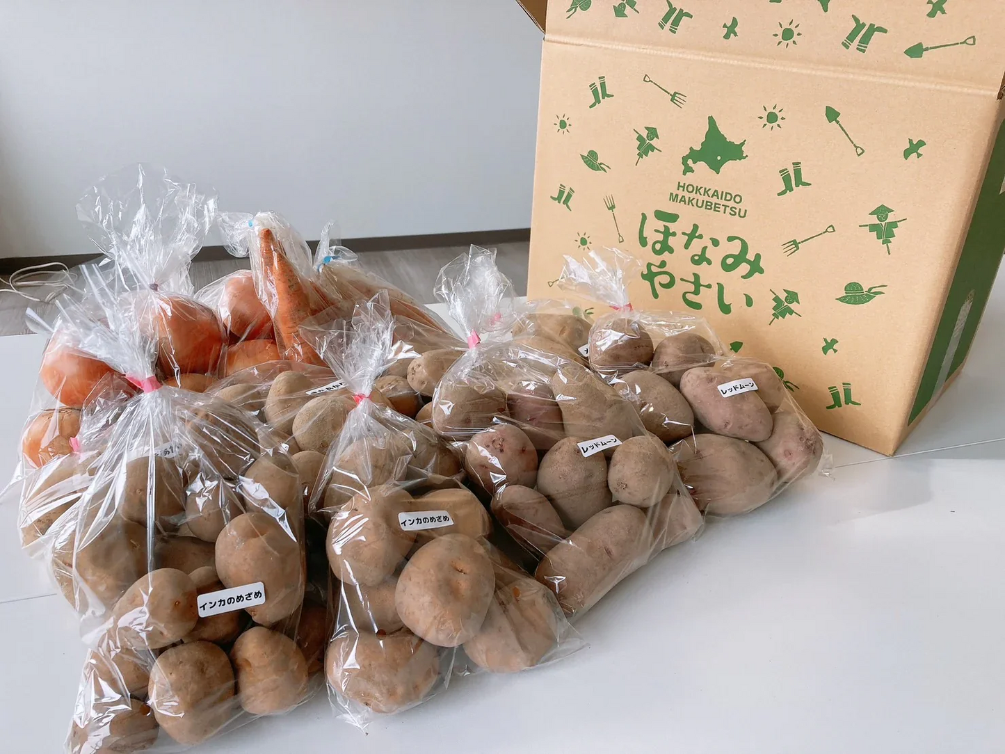 北海道 十勝産 選べる美味しい野菜セット Mセット 玉ねぎ 人参 じゃがいも セット販売 インカのめざめ レッドムーンプレゼント お土産 お歳暮 お中元 ギフト (Mセット 5.5kg)