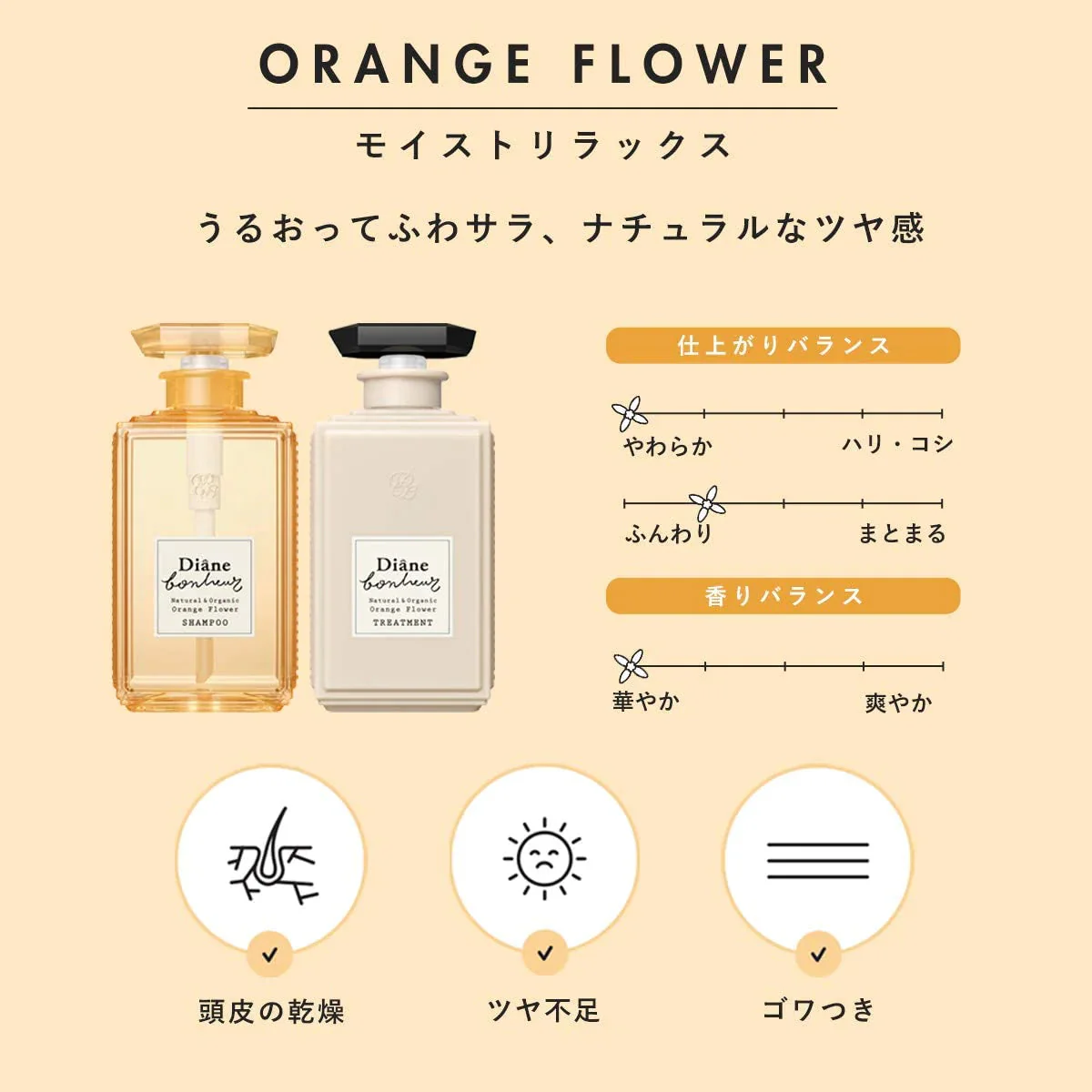 モイストダイアン ボヌール モイストリラックス シャンプー・トリートメント 各3本 計6本セット【エコ得】