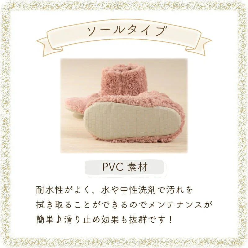 【ブラウン　XL】ルームシューズ プレゼント 冬 メンズ もこもこ 子供 ボア あったか 暖かい ブーツ ロング キッズ スリッパ 北欧風 おしゃれ 冬用 秋 洗える スエード ルームブーツ 室内履き 冷え性 防寒 カップル ユニセックス