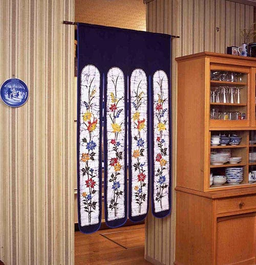 【85×90cm】のれん おしゃれ 玄関 和風 ろうけつ染めのれん 85×45cm ロング 綿100％