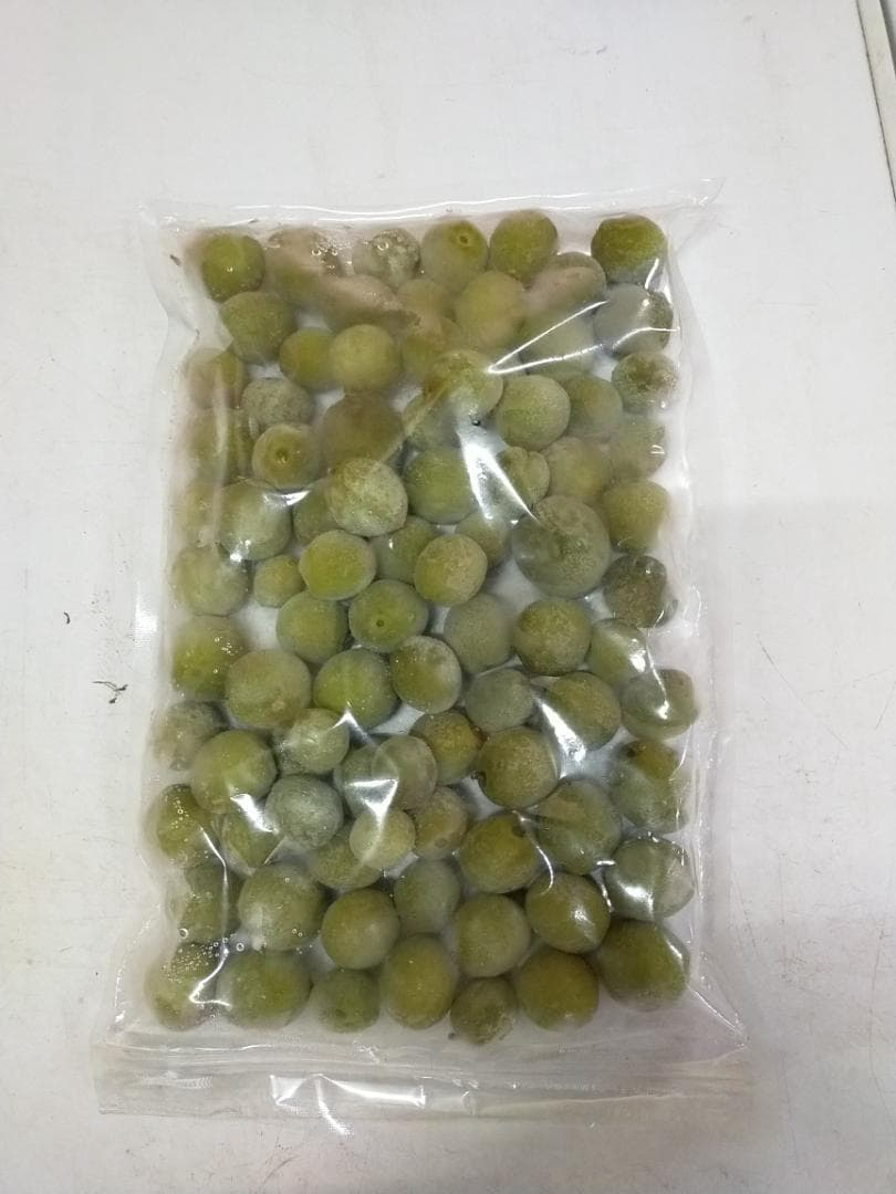 青森県 南部地方産 豊後(ブンゴ)梅 青梅　収穫した梅をそのまま冷凍 サイズ混合2.7㎏　高級品種  梅漬け 梅酒 梅ジュース 全国送料無料！【6404】