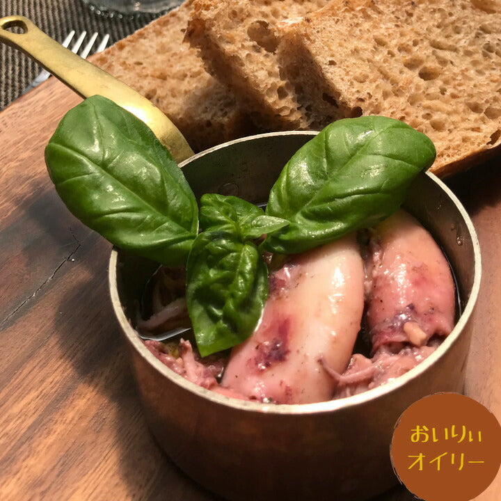 【3人シェア買いでお得】無添加 明石 淡路島産お魚オイル煮 3種セット（小タコ ひいか タコの子）