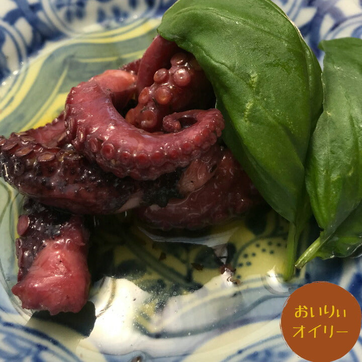 【3人シェア買いでお得】無添加 明石 淡路島産お魚オイル煮 3種セット（小タコ ひいか タコの子）