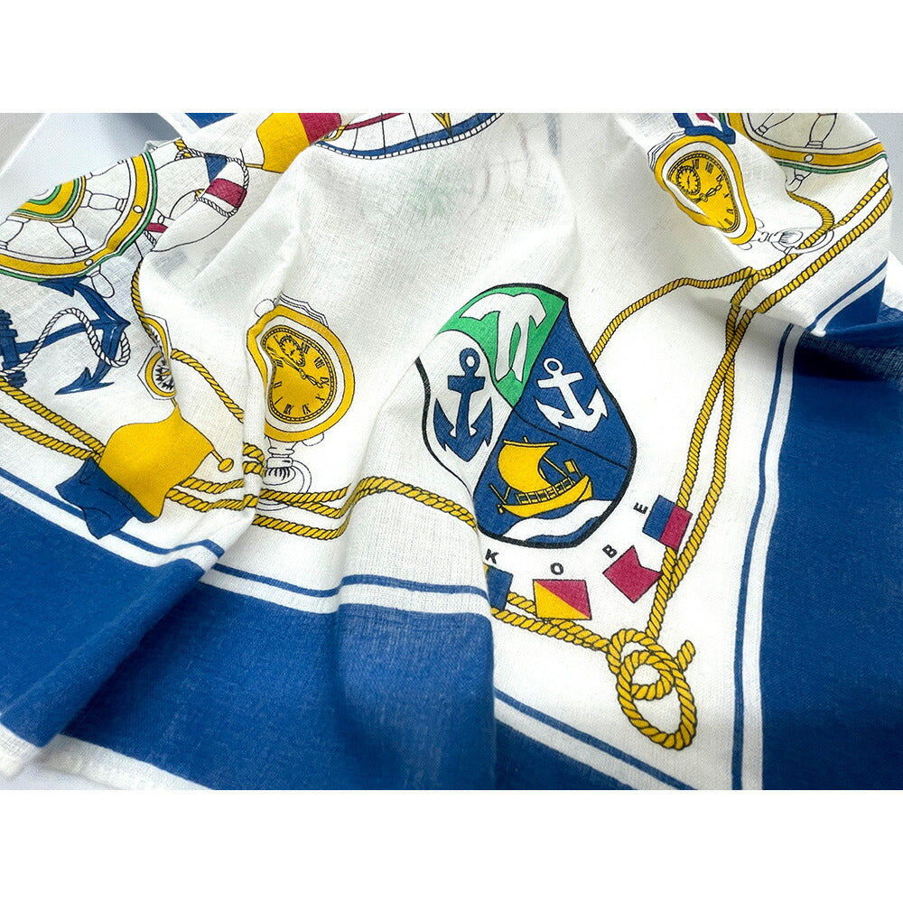 神戸港紋章コットンプリントスカーフ