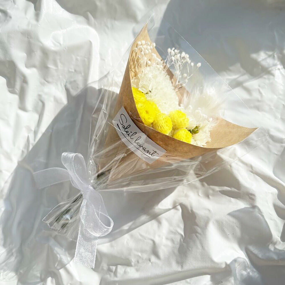 ドライフラワー ミニブーケ 5個セット 花束 ブーケ ギフト プレゼント イエロー ピンク ブルー ホワイト オレンジ【送料込み】【お届け不可地域：沖縄・離島】【ひょうご・神戸オンライン物産展】
