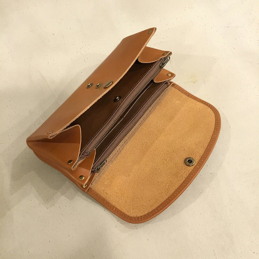【3人シェア買いでお得】alto. ふんわりジャバラ長財布 AKEW-0400 ブラウン