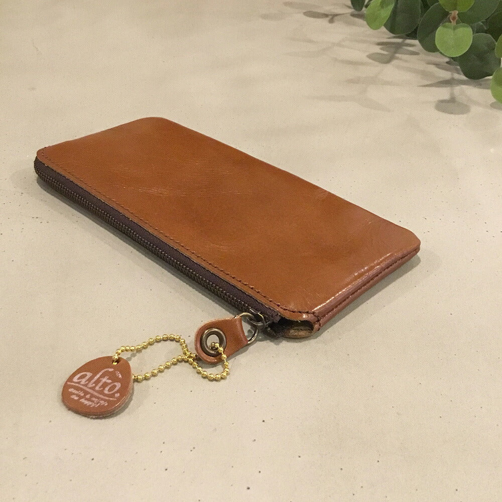 alto. 薄マチ長財布 AMSW-0052 ブラウン