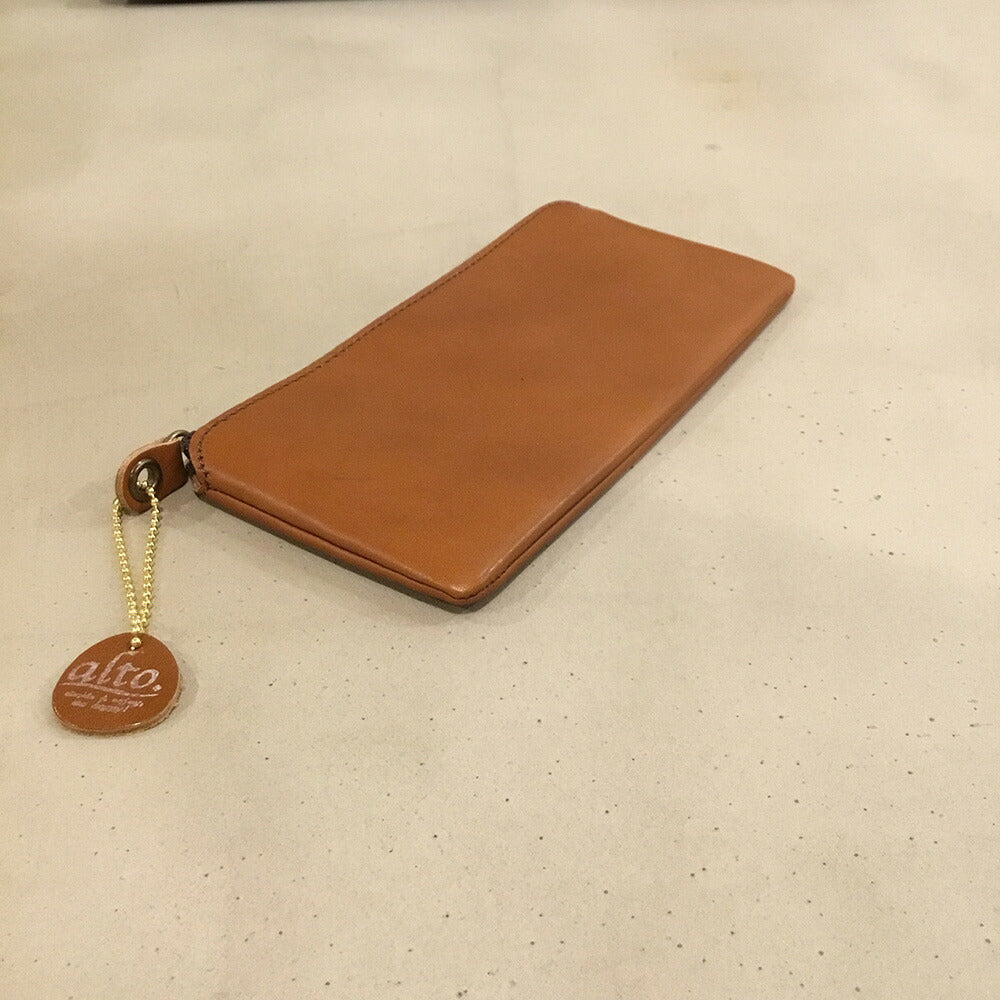 alto. 薄マチ長財布 AMSW-0052 ブラウン