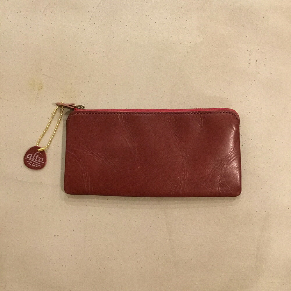 【3人シェア買いでお得】alto. 薄マチ長財布 AMSW-0052 ワイン