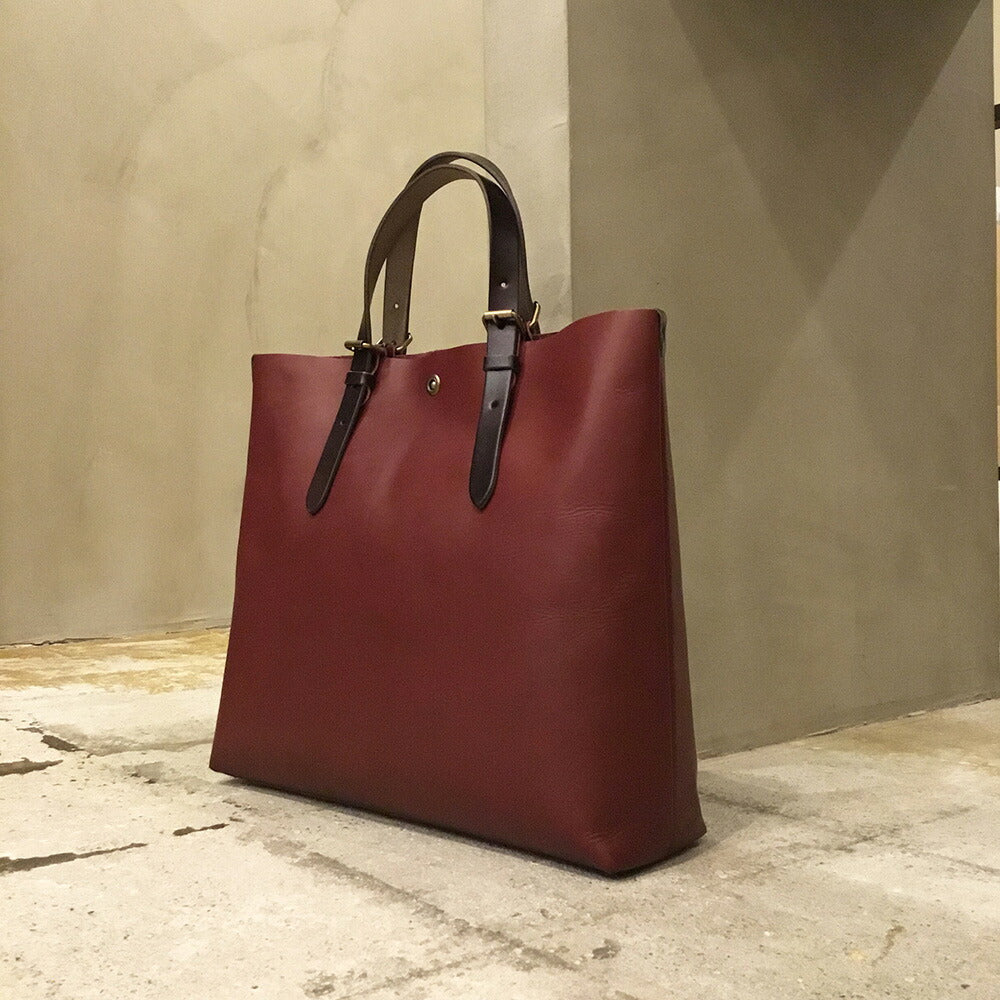 alto. 一枚革トートバッグ Ｌ AMSB-1001 ワイン