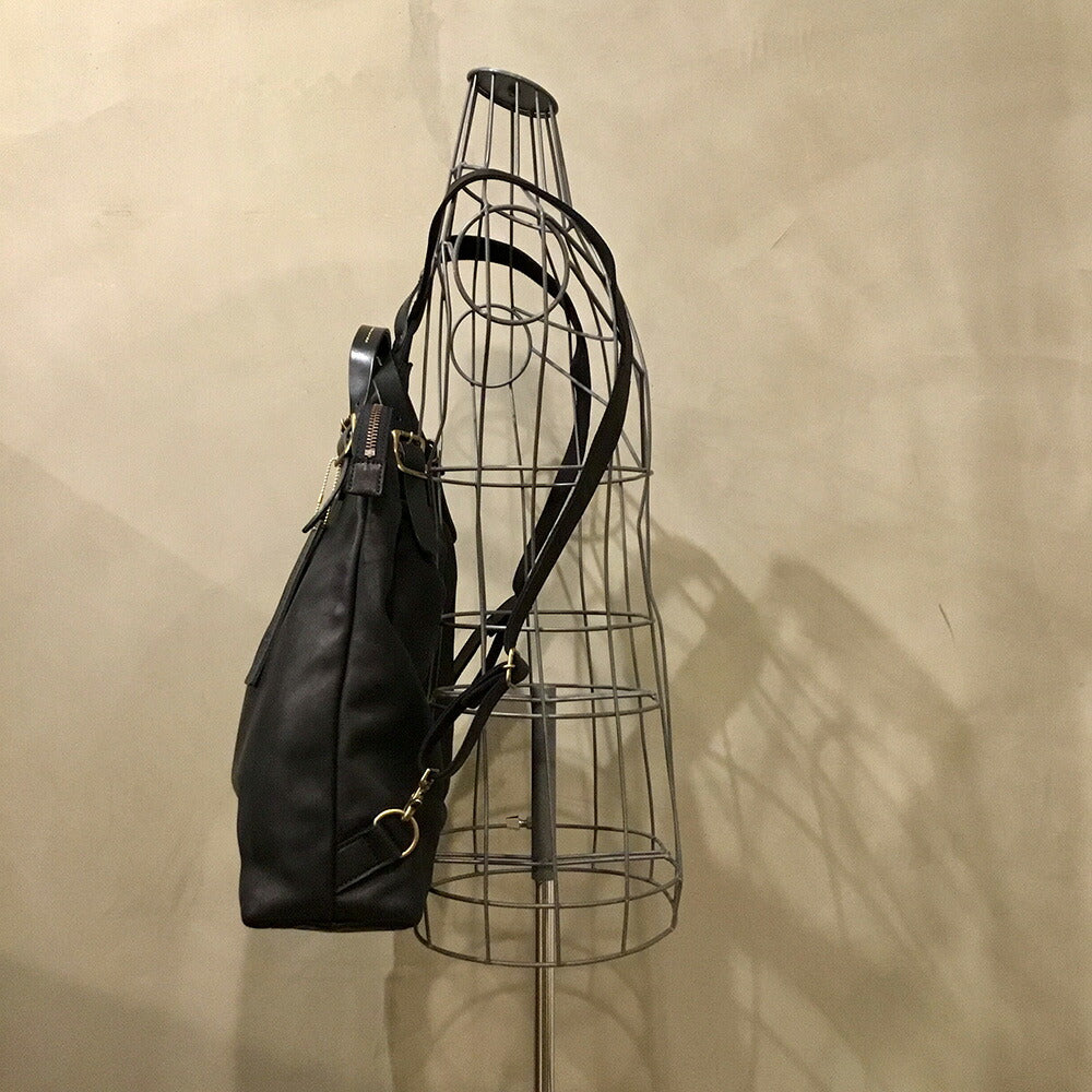 【3人シェア買いでお得】-Less 3wayトートリュック Ｌ LMSB-0030 ブラック