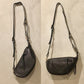 【3人シェア買いでお得】-Less 鞍 くら 型クラッチショルダーバッグ LMSB-0031 ブラック