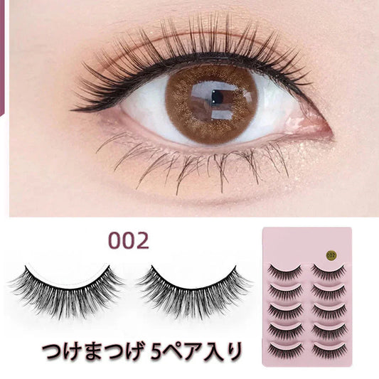 つけまつげ 5ペア入り  アイラッシュバリューパック　上まつげ用つけまつげ セルフまつ毛　ナチュラル ボリュームアップ アットコスメ 長持ち 自然