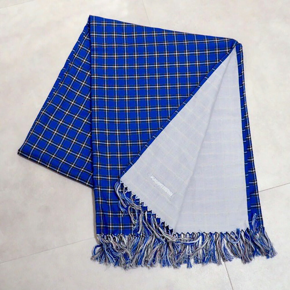 神戸タータン COTTON ストール タータンチェック コットン 綿【送料込み】【お届け不可地域：北海道・沖縄・離島】