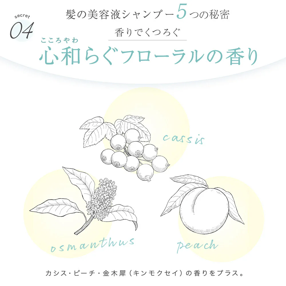 LUFT（ルフト）ケア＆デザイン シャンプー 詰め替え 単品 451mL PPT美容液 ノンシリコンアミノ酸シャンプー 心和らぐフローラルの香り
