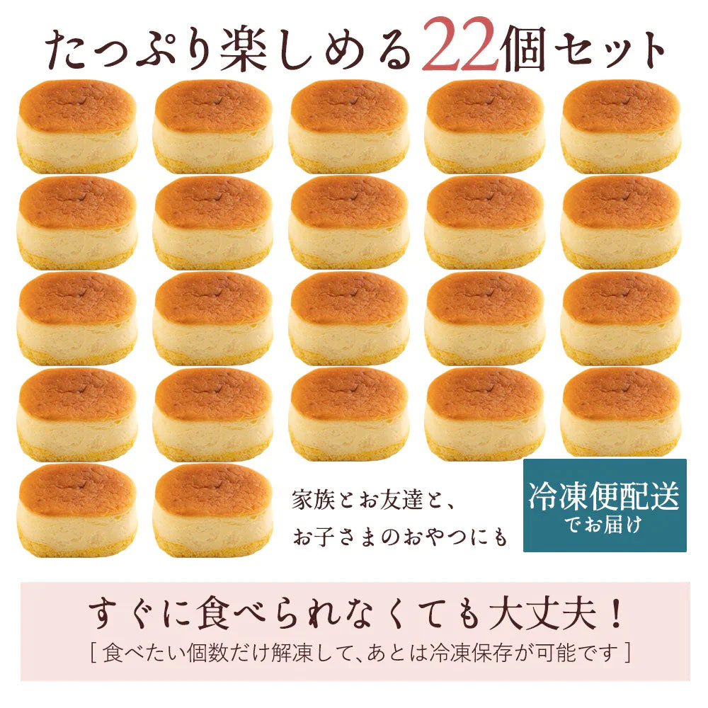 チーズケーキ よろこびのチーズケーキ 22個セット 西内花月堂 スイーツ お菓子 ケーキ 洋菓子 スフレチーズケーキ 小判型 お取り寄せ スイーツ お菓子