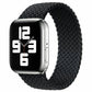 apple ブラック 42-45mm watch用ベルト 1本 弾力ナイロン 編み アップルウォッチバンド 伸縮 ループ スポーツ ビジネス 学生 iWatch おしゃれ 男女兼用series7 6 5 4 3 2 1 SE