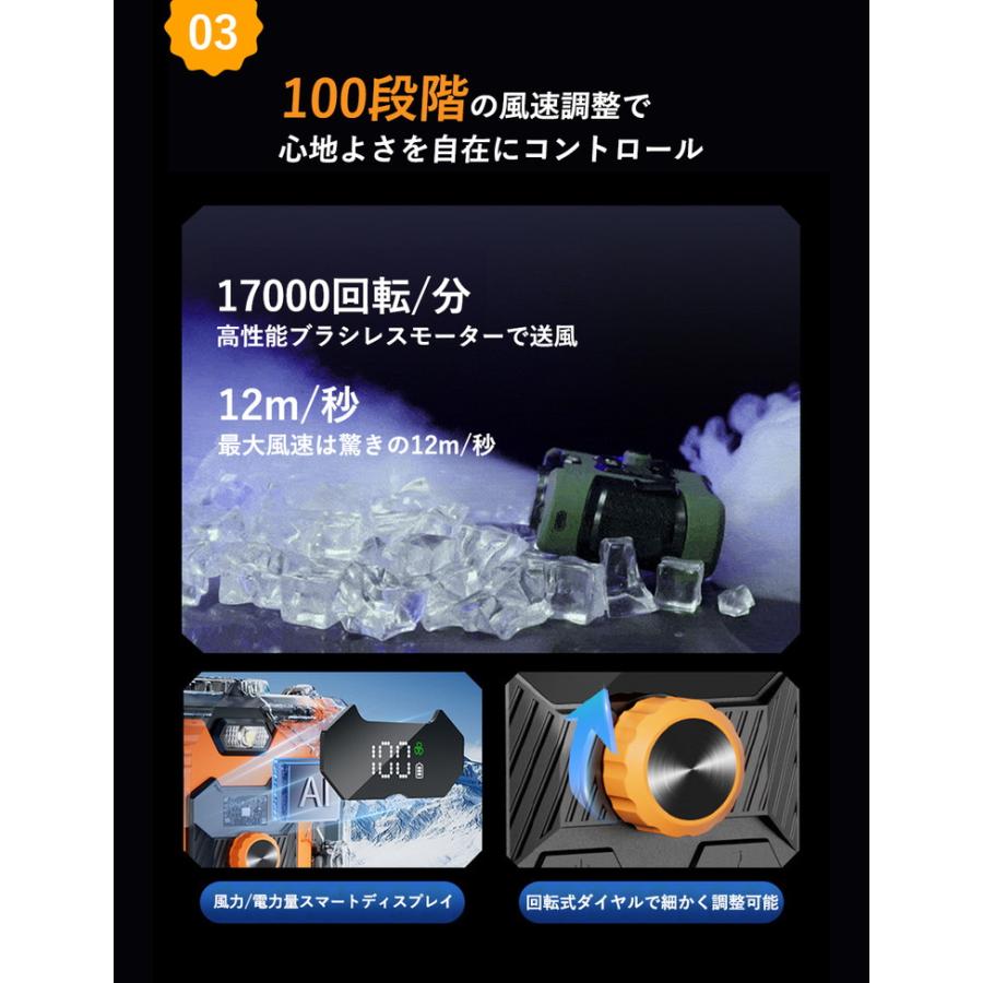 腰掛け扇風機 強力 腰掛けファン 2025最新モデル上位版 8000mA 卓上扇風機 扇風機 小型 腰当て 首かけ ハンディファン 冷却 携帯扇風機 熱中症対策グッズ xjj2027438-1(オレンジ)