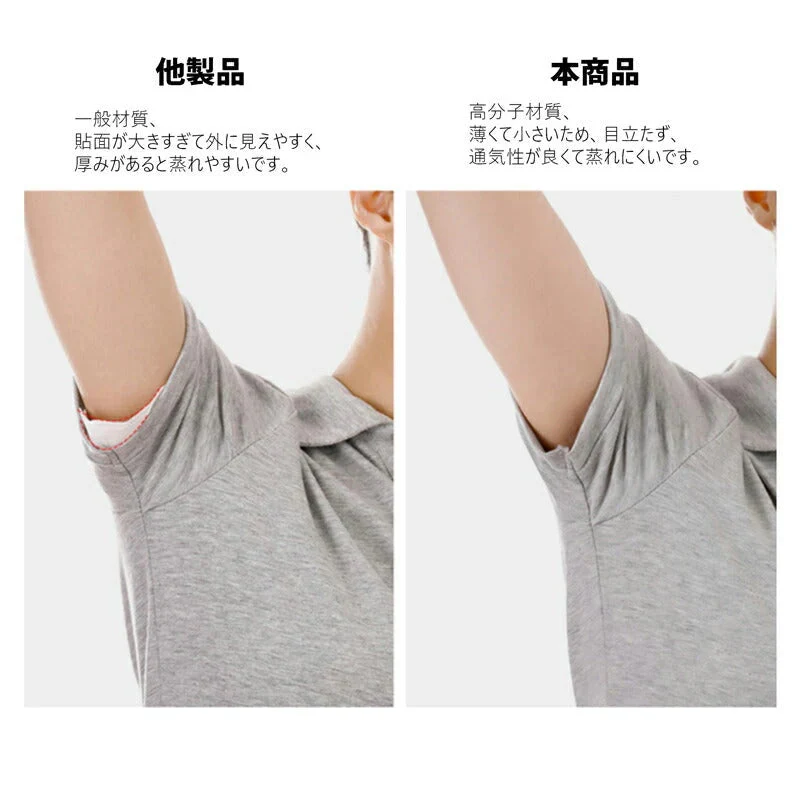 脇汗パッド メンズ レディース 10枚入 汗脇 汗取り パッド わきあせ対策 使い捨て シャツに貼る 汗染み防止 脇汗シート 抗菌 防臭 夏 スポーツ ポイント消化