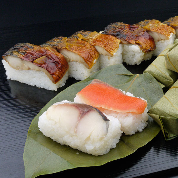 奈良県  平宗の柿の葉ずし2種（鯖・鮭）と柚庵焼鯖ずしの詰合せ